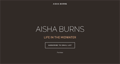 Desktop Screenshot of aishaburns.com