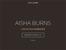 Tablet Screenshot of aishaburns.com